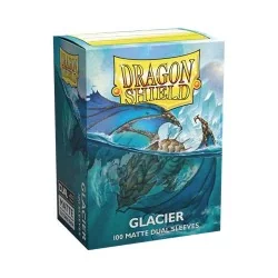 Protèges-cartes Dragon Shield Matte : Glacier (100 sleeves)