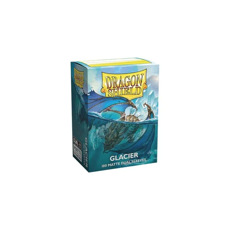 Protèges-cartes Dragon Shield Matte : Glacier (100 sleeves)