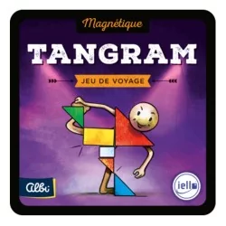 Jeu de tangram de voyage magnétique