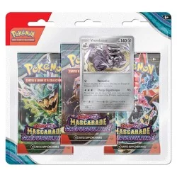 Pokémon : Pack 3 Boosters Mascarade Crépusculaire