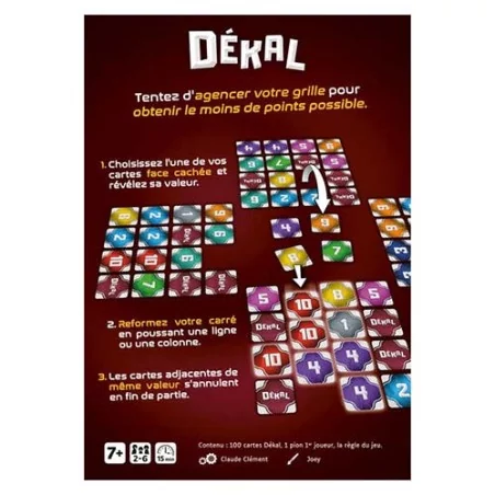 Jeu de société Dékal