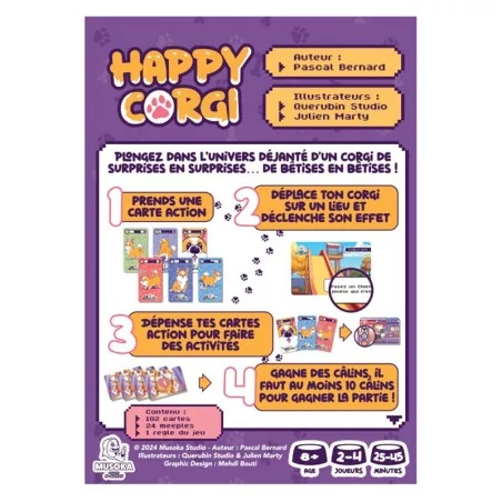 Jeu de société Happy Corgi