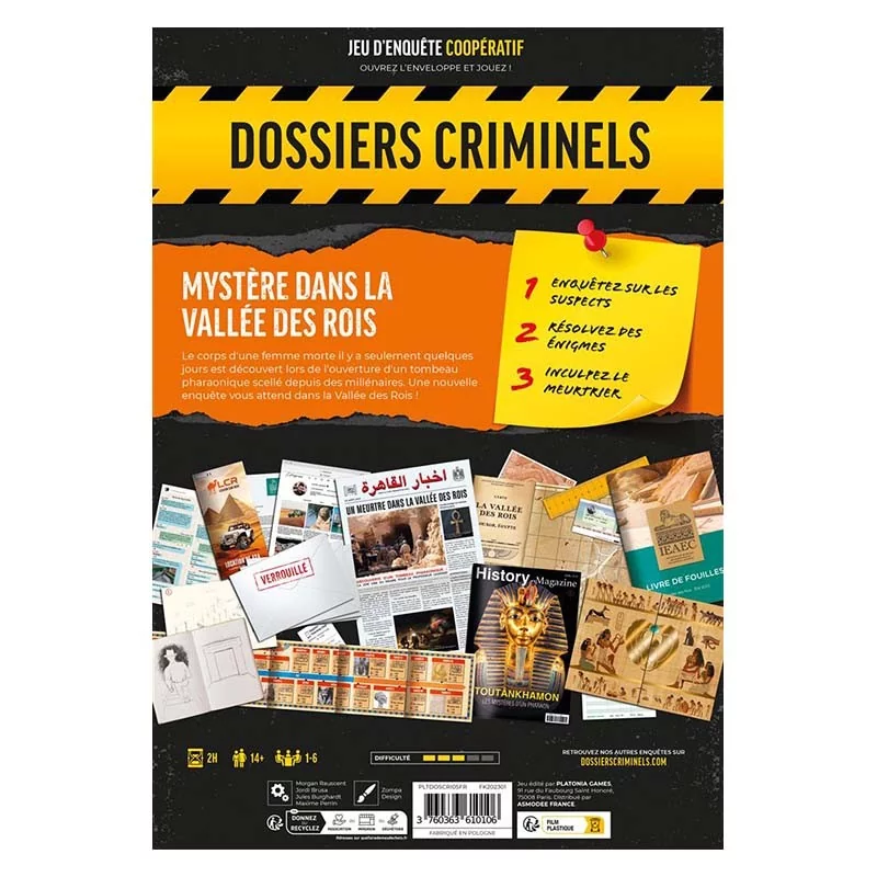 Dossiers Criminels : Dans la vallée des rois