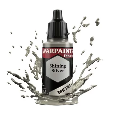 Peinture figurine Army Painter : Warpaints Fanatic Metallic: Shining Silver