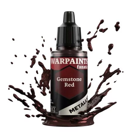 Peinture figurine Army Painter : Warpaints Fanatic Metallic: Gemstone Red