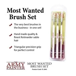 3 Pinceaux Army Painter - Most Wanted Brush Set