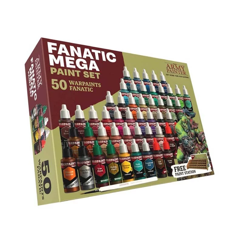 Mega Set de 50 peintures figurine Army Painter Warpaints Fanatic