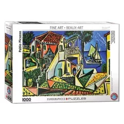 Paysage méditerranéen - Pablo Picasso - Puzzle 1000 piècesEurographics