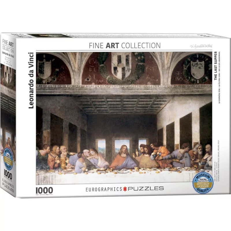 La Cène - Léonard de Vinci - Puzzle 1000 pièces Eurographics