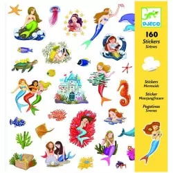 160 Stickers Sirènes Djeco