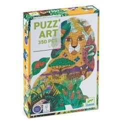 Puzzle 350 pièces - Puzz'Art Lion - Djeco