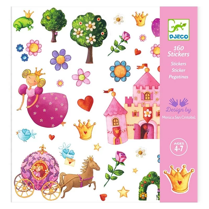 160 Stickers Princesse Marguerite Djeco