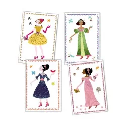 Stickers et paper dolls : Robes des 4 saisons - Djeco