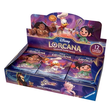 Display pack de 24 boosters - Disney Lorcana saison 5 - Ciel Scintillant