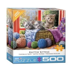 Chatons au tricot