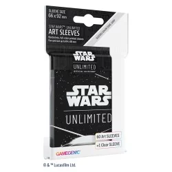 Star Wars Unlimited Art Sleeves : Card Back White