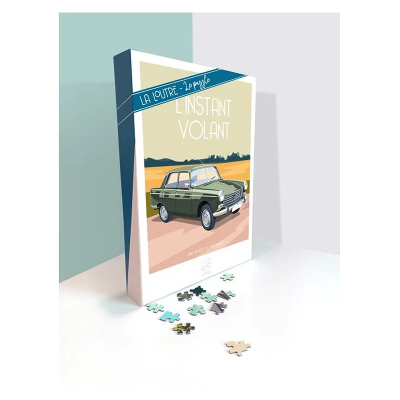 Puzzle 1000 p. - Instant Volant : Peugeot 404 - La Loutre Puzzle 1000 p. - Instant Volant : Peugeot 404 - La Loutre