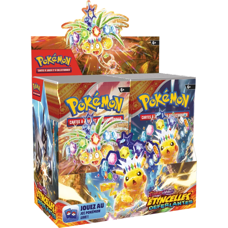 Pokémon : Étincelles Déferlantes - Pack de 3 boosters Pokémon : Étincelles Déferlantes - Pack de 3 boosters