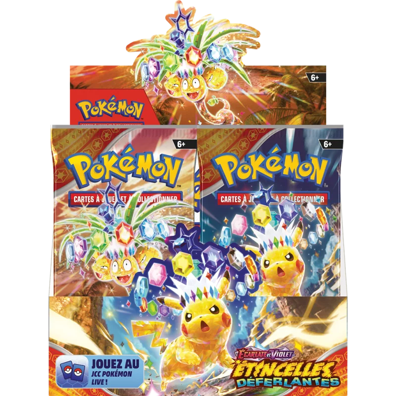 Pokémon : Étincelles Déferlantes - Pack de 3 boosters Pokémon : Étincelles Déferlantes - Pack de 3 boosters