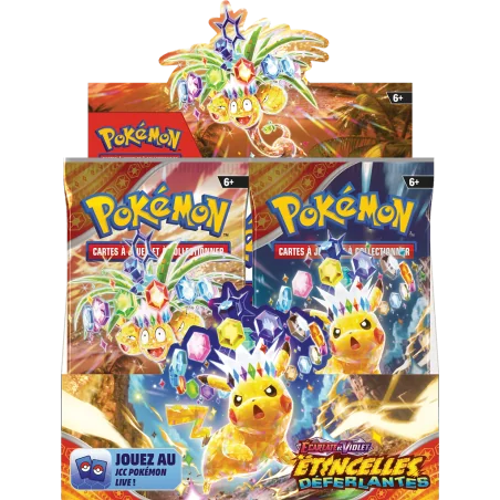 Pokémon : Étincelles Déferlantes - Pack de 3 boosters Pokémon : Étincelles Déferlantes - Pack de 3 boosters