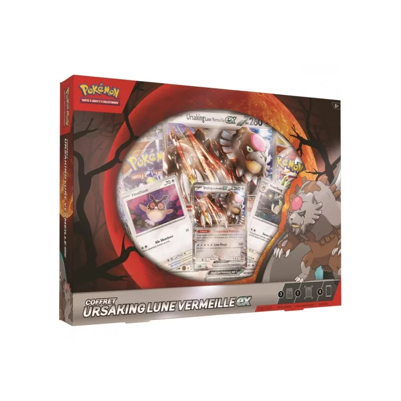 Pokémon : Coffret Ursaking Lune Vermeille EX