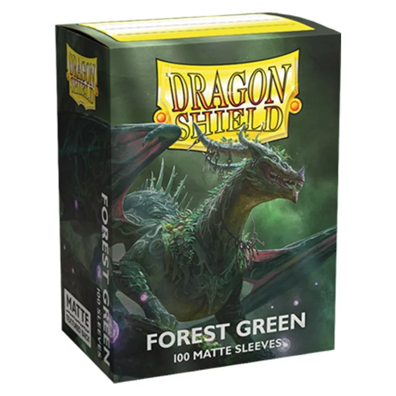 Dragon Shield Matte : Forest Green (100 Sleeves)