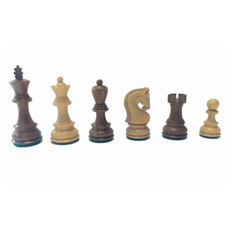 Pièces Échecs 76mm Buis/Sheesham Luxe