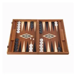 Backgammon Manopoulos 38 cm - Acajou