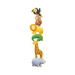 Puzzle Géant Ouistiti et ses amis - 6 puzzles évolutifs 4, 6 et 9 pièces - Djeco