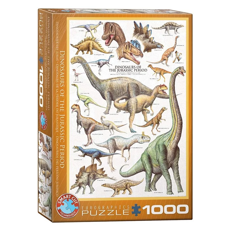 Dinosaures Période Jurassique (Puzzle 1000 p.)