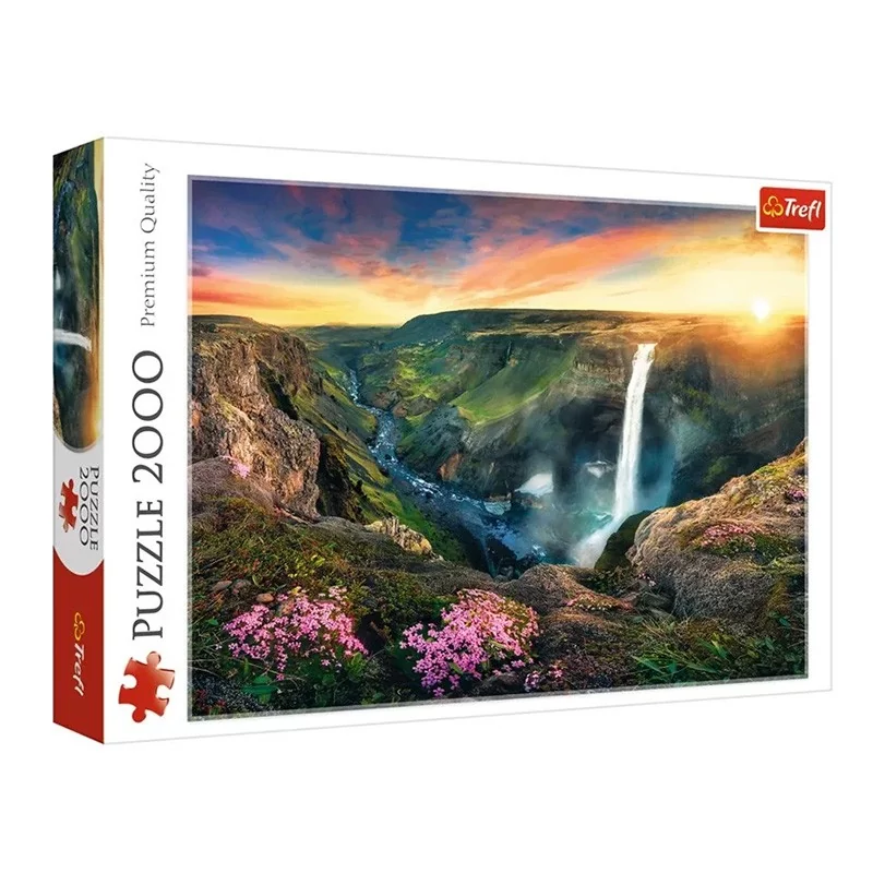 Cascades de Haifoss Island (Puzzle 2000 p.)