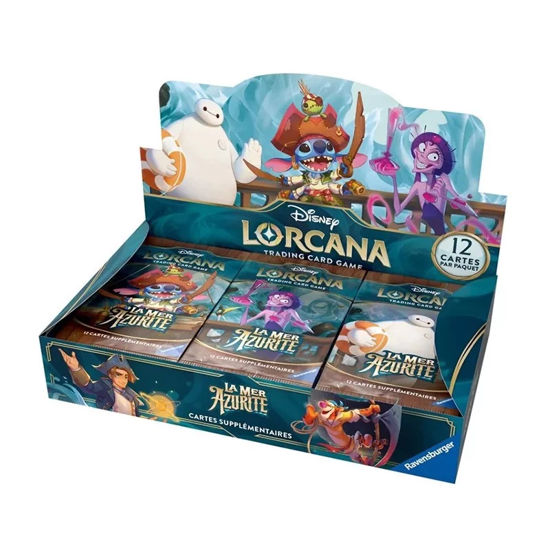 Display pack de 24 boosters - Disney Lorcana saison 6 : Mer Azurite