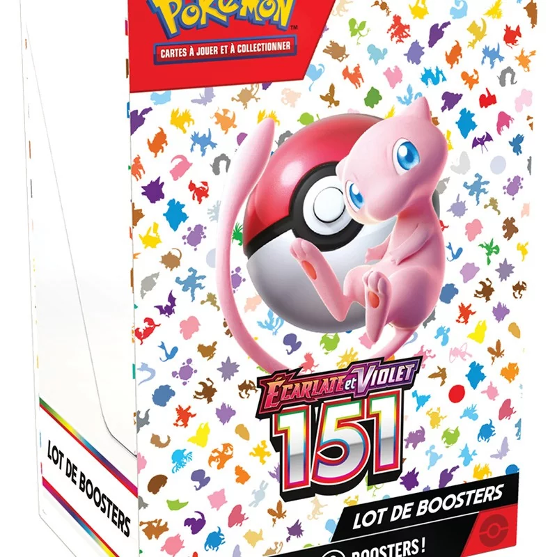 Pokemon 151 EV3.5 - Bundle de 6 boosters Pokemon 151 EV3.5 - Bundle de 6 boosters
