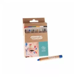 Kit 6 crayons de maquillage arc-en-ciel 