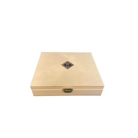 Coffret de jeu en bois - Belote 90 Jetons Coffret de jeu en bois - Belote 90 Jetons