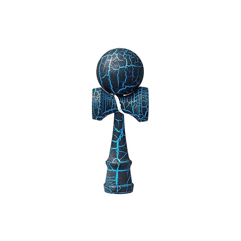 Kendama Crackle Bleu - Boule 6 cm Kendama Crackle Bleu - Boule 6 cm
