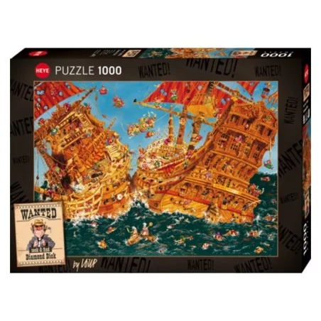 Wanted Diamond - Puzzle 1000 pièces - Heye