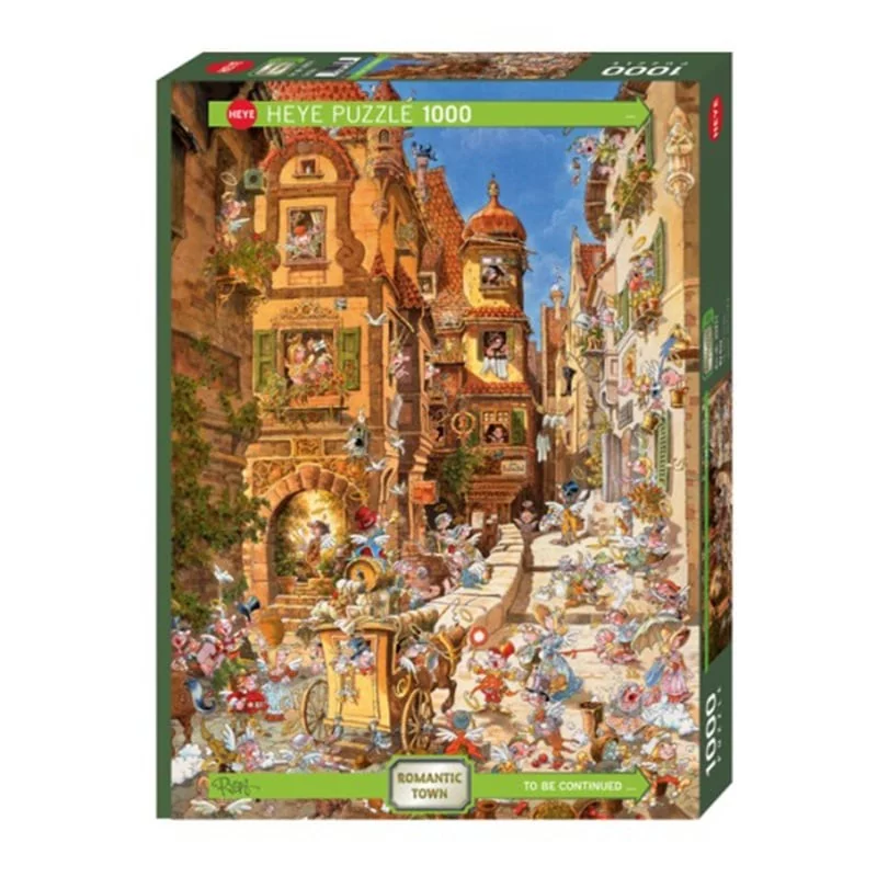 Romantic Town By Day - Puzzle 1000 pièces - Heye