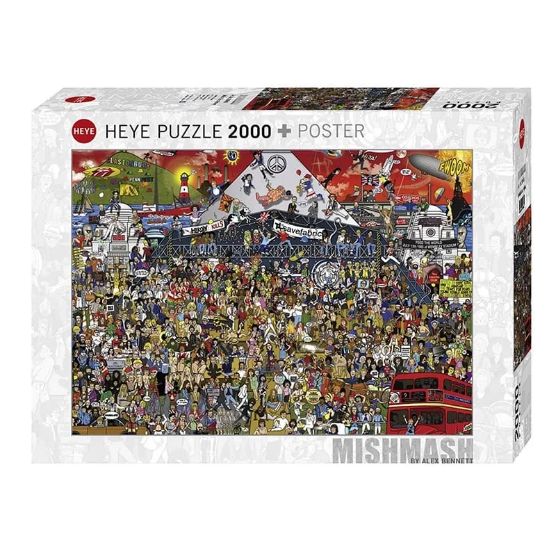 British Music - Puzzle 2000 pièces - Heye British Music - Puzzle 2000 pièces - Heye