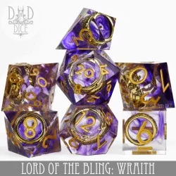 Set de 7 dés : Lord of the Bling : Wraith