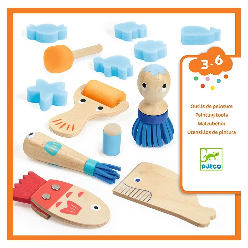 Curieux outils pour peindre - Djeco