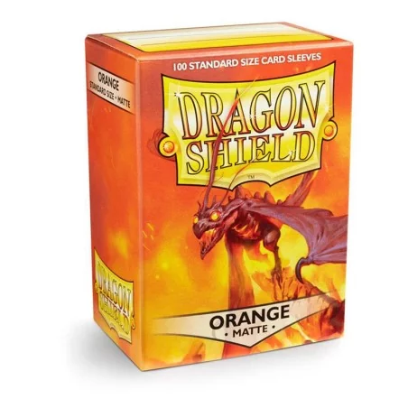 Dragon Shield Matte : Orange (100 Sleeves)