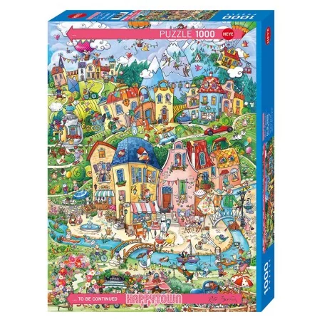 Happy Town - Good Morning - Puzzle 1000p. Happy Town - Good Morning - Puzzle 1000p.