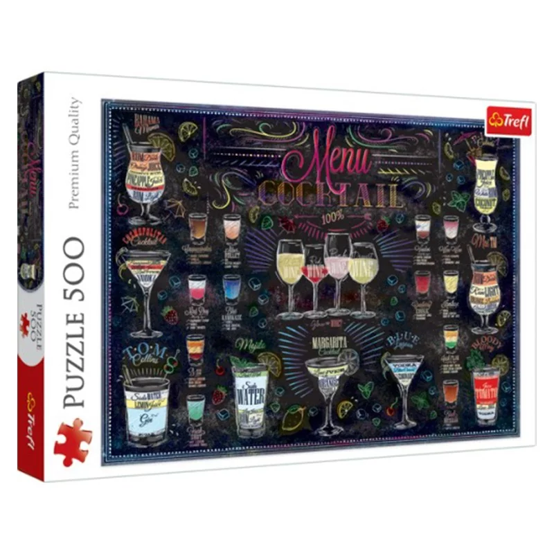 Carte des cocktails - Puzzle 500 p. Carte des cocktails - Puzzle 500 p.