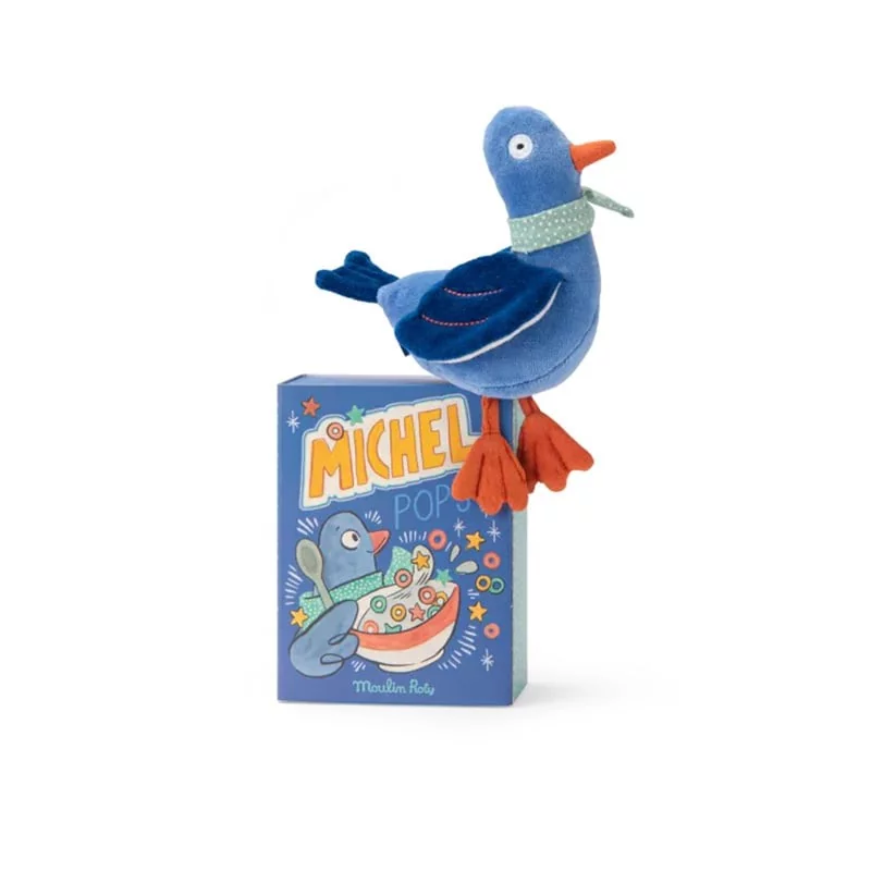 Poupée hochet Pigeon Michel - Puce & Pilou Poupée hochet Pigeon Michel - Puce & Pilou