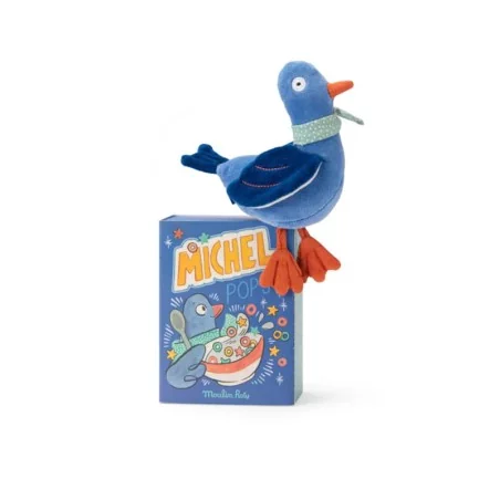 Poupée hochet Pigeon Michel - Puce & Pilou Poupée hochet Pigeon Michel - Puce & Pilou