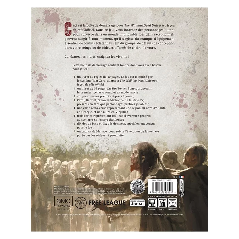 Jeu de Rôle : The Walking dead - Boîte de démarrage Jeu de Rôle : The Walking dead - Boîte de démarrage
