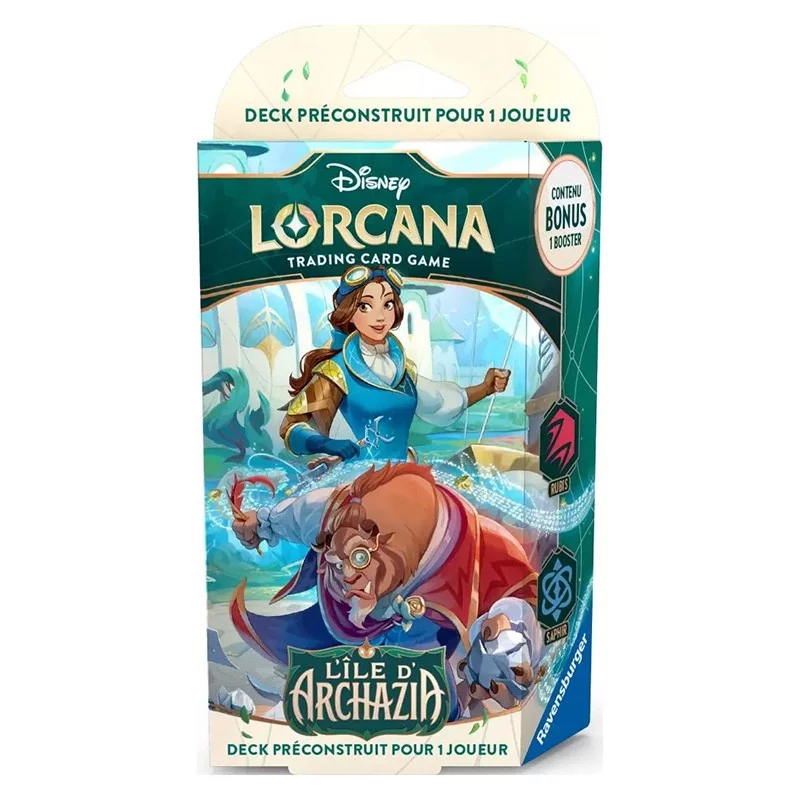 Disney Lorcana - Deck de démarrage Saison 7 - La Belle et la Bête Disney Lorcana - Deck de démarrage Saison 7 - La Belle et la Bête