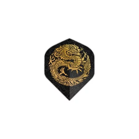 Lot de 3 ailettes Dragon Flight noires