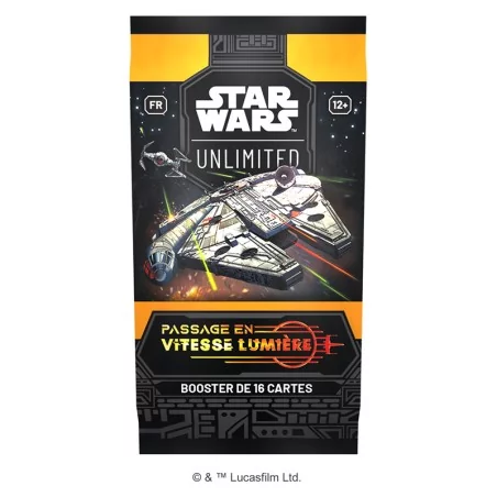 Booster Star Wars Unlimited : Passage en Vitesse Lumière (Set 4) Booster Star Wars Unlimited : Passage en Vitesse Lumière (Set 4)